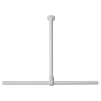 Sealskin Plafondsteun Seallux Voor Douchegordijnstang Wit 60 Cm