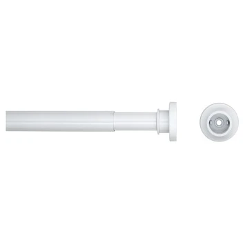 Sealskin Douchegordijnstang Seallux Verstelbaar Wit 80-130 Cm