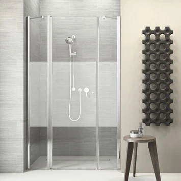 Sealskin Swingdeur Voor Nis Code L 3-delig 120x197 Cm Met Gesatineerde Band