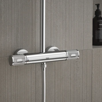 Grohe Douchesysteem Vitalio Joy 260 Cooltouch Met Thermostaatkraan Quickfix Chroom - Afbeelding 9