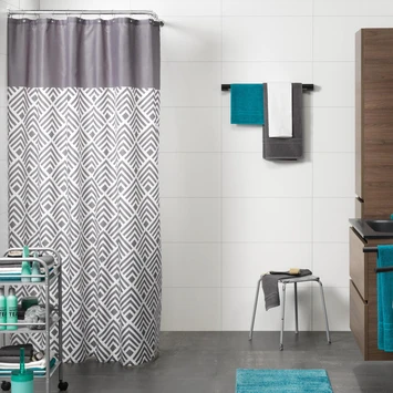 Sealskin Douchegordijn Angoli Grijs 180x200 Cm - Afbeelding 4