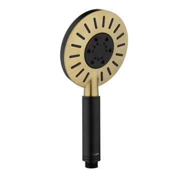 Tiger Regendoucheset Akcent Zwart Messing - Afbeelding 2