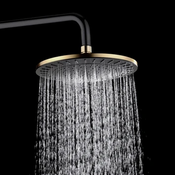 Tiger Regendoucheset Akcent Zwart Messing - Afbeelding 7