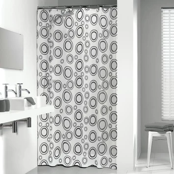 Sealskin Douchegordijn Circolo Grijs 180x200 Cm - Afbeelding 2