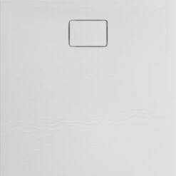 Allibert Terreno Douchebak 90x90cm Kwartz Wit