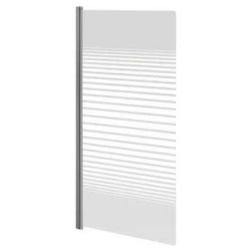 Go By Van Marcke Badwand Ammos 1-delig 75 X 130 Cm Helder Chroom