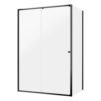 SEALSKIN Douchecabine Contour Zwart 120x200cm Met Schuifdeur - Afbeelding 4