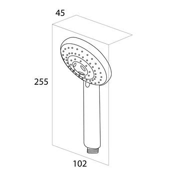 Tiger Splash Eco Handdouche Alicante Chroom - Afbeelding 8