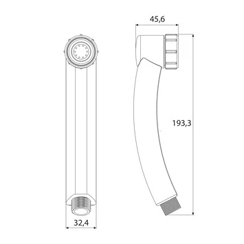 Tiger Splash Eco Handdouche Turbo Saver Chroom - Afbeelding 4