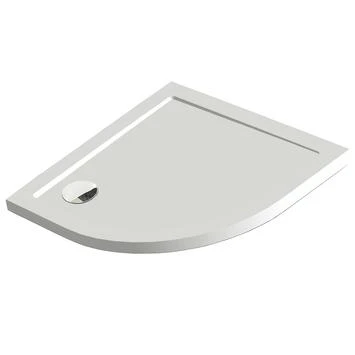 Sealskin Douchebak Fusion Kwartrond Inbouw 80x80x4 Cm