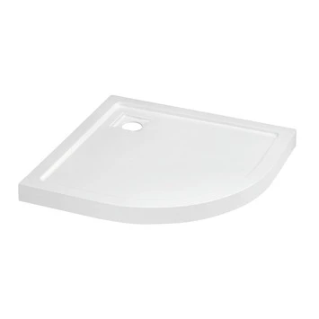 Tiger Basic Douchebak Kwartrond Wit 100x100 Cm