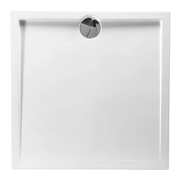 Allibert Slim Douchebak 90x90 Cm Polybeton Wit