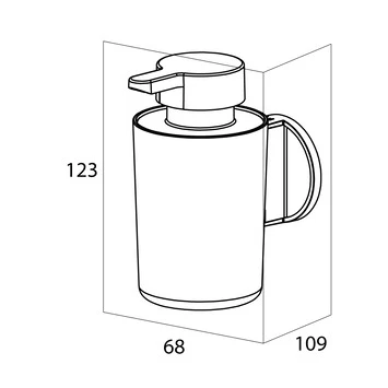 Tiger Zeepdispenser Tune Messing Zwart - Afbeelding 12