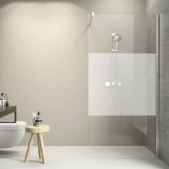 Sealskin Inloopdouche Code A3 120x197 Cm Met Gesatineerde Band