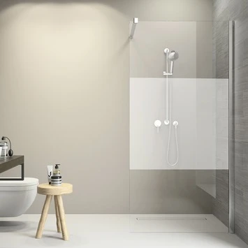 Sealskin Inloopdouche Code A3 120x197 Cm Met Gesatineerde Band