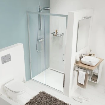 Sealskin Schuifdeur Voor Nis Compact 120x195 Cm Chroom