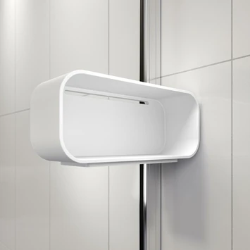 Sealskin Inc. Inloopdouche Type A1 100x30x200 Cm Met Douchemand, 8 Mm Helder Veiligheidsglas Met Antikalklaag Zilver Hoogglans - Afbeelding 5