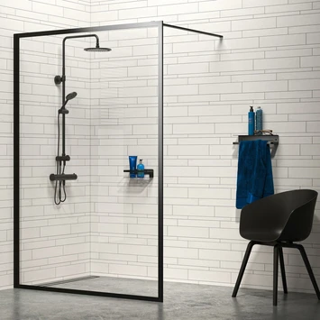 Tiger Douchemand Met Handdoekhouder Caddy Zw - Afbeelding 8