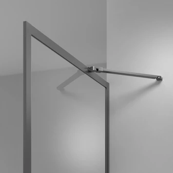 Sealskin Inloopdouche Type A3 Contour 118x200 Cm Mat Grijs - Afbeelding 3