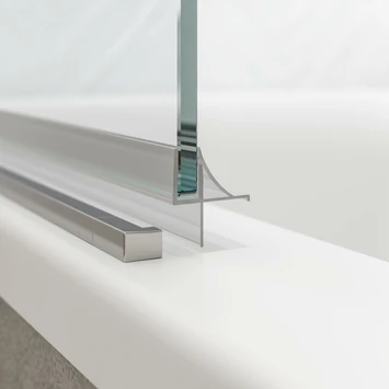 Sealskin Badwand Hooked 75x140cm Hoogglans Aluminium - Afbeelding 4