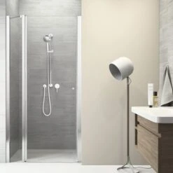 Sealskin Swingdeur Voor Nis Code L 2-delig 80x197 Cm