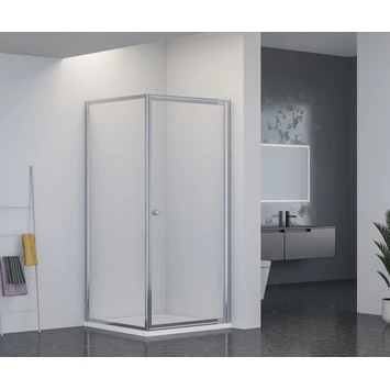 Atlantic Roan Douchewand En -deur 90x90x190cm Chroom - Afbeelding 4