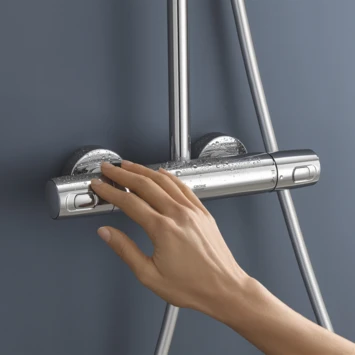 Grohe Douchesysteem Vitalio Joy 310 Cooltouch Met Thermostaatkraan QuickFix Chroom - Afbeelding 5