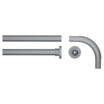 Sealskin Douchegordijnstang Seallux Hoekstang Aluminium 90x90 Cm