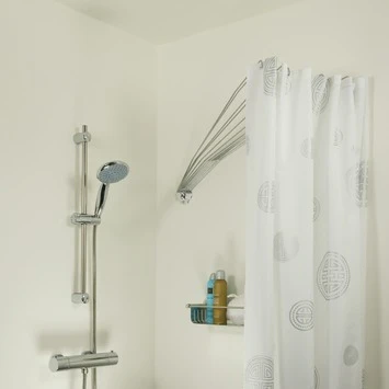 Sealskin Douchegordijnstang Umbrella Aluminium - Afbeelding 3