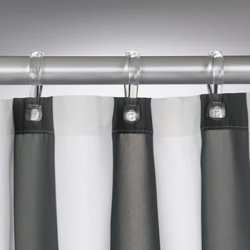 Sealskin Douchegordijn Linje Grijs 200x180 Cm - Afbeelding 3