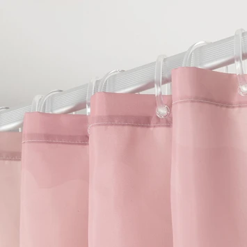 Sealskin Douchegordijn Earth 180x200cm D.roze/wht - Afbeelding 3