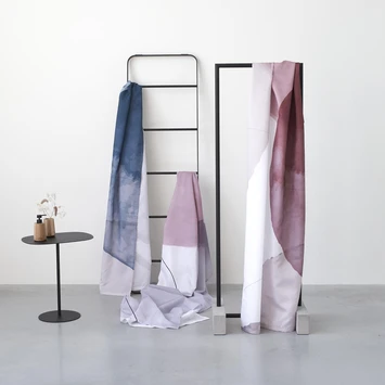 Sealskin Douchegordijn Earth 180x200cm D.roze/wht - Afbeelding 11