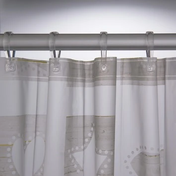 Sealskin Douchegordijn Chalk Grijs 180x200 Cm - Afbeelding 3