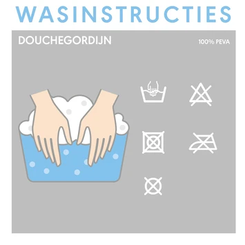 Sealskin Douchegordijn Chalk Grijs 180x200 Cm - Afbeelding 4