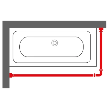 Sealskin Douchegordijnstang Seallux Combi Mat Aluminium - Afbeelding 5
