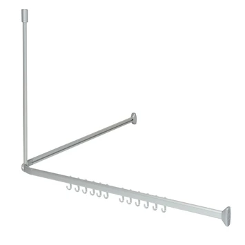 Sealskin Douchegordijnstang Easy Roll Aluminium 90x90 Cm - Afbeelding 2