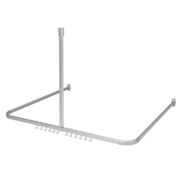 Sealskin Douchegordijnstang Easy Roll Aluminium 90x90 Cm - Afbeelding 4