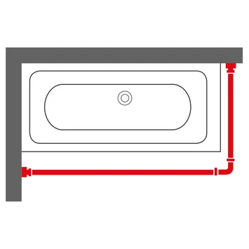 Sealskin Douchegordijnstang Easy Roll Aluminium 90x90 Cm - Afbeelding 14