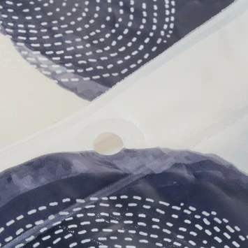 Sealskin Douchegordijn Mood 180x200cm Blauw/wht - Afbeelding 6