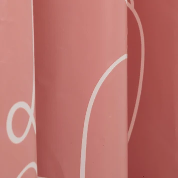 Sealskin Douchegordijn Mind 180x200cm D.roze/wit - Afbeelding 5