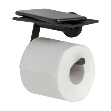 Tiger Toiletrolhouder Noon Met Planchet Zwart - Afbeelding 2