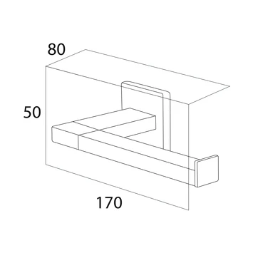 Tiger Toiletrolhouder Items Chroom - Afbeelding 5