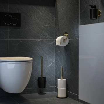 Tiger Tune Toiletrolhouder Messing/zwart - Afbeelding 5