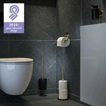 Tiger Tune Toiletrolhouder Messing/zwart - Afbeelding 6