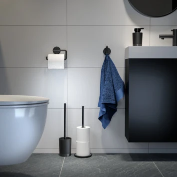 TIGER WC-BORSTELHOUDER TUNE VRIJSTAAND ZWART - Afbeelding 2