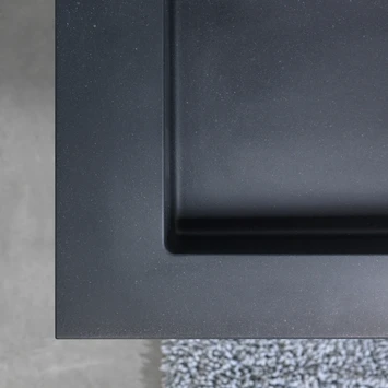 Tiger Karlo Badkamermeubel 120 Cm Mat Zwart Met Zwarte Wastafel - Afbeelding 9