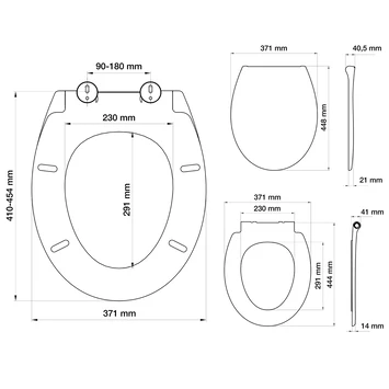 Tiger WC Bril Aiden Wit Kunststof Met Softclose - Afbeelding 8