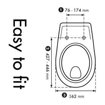 Cedo Wellness Wc Bril Softclose Duroplast - Afbeelding 3