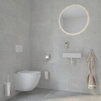 Marho Toiletrolhouder Luxor Zonder Klep Chroom - Afbeelding 3