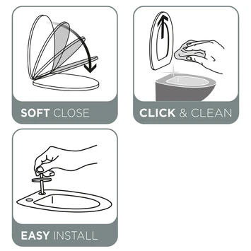 Tiger WC Bril Memphis Wit Kunststof Met Softclose - Afbeelding 12